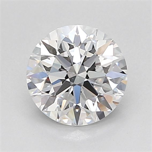 Picture of Lab Grown Diamond 1.01 Carats, Round with Excellent Cut, D Color, VVS2 Clarity and Certified by IGI
