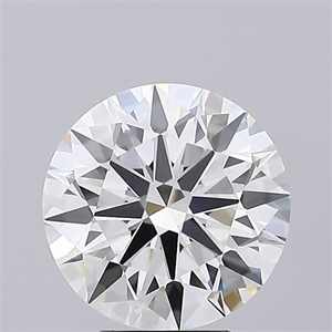 Picture of Lab Grown Diamond 4.07 Carats, Round with Ideal Cut, G Color, VVS1 Clarity and Certified by IGI
