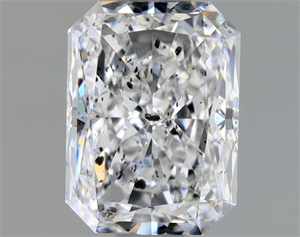 Picture of Natural Diamond 1.01 Carats, Radiant with  Cut, D Color, SI2 Clarity and Certified by HRD