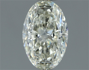 Picture of Natural Diamond 0.90 Carats, Oval with  Cut, J Color, SI1 Clarity and Certified by IGI