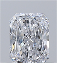 Natural Diamond 0.50 Carats, Radiant with  Cut, D Color, VS1 Clarity and Certified by GIA