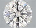 Lab Grown Diamond 7.04 Carats, Round with Ideal Cut, G Color, VS2 Clarity and Certified by IGI