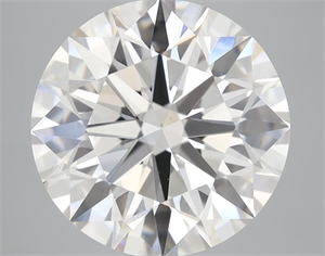 Picture of Lab Grown Diamond 7.04 Carats, Round with Ideal Cut, G Color, VS2 Clarity and Certified by IGI