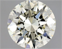 Natural Diamond 1.00 Carats, Round with Excellent Cut, N Color, VVS1 Clarity and Certified by GIA