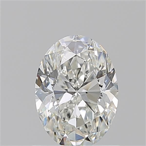 Picture of Natural Diamond 0.91 Carats, Oval with  Cut, H Color, VVS2 Clarity and Certified by GIA