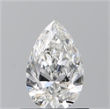 Natural Diamond 0.70 Carats, Pear with  Cut, F Color, VS2 Clarity and Certified by GIA