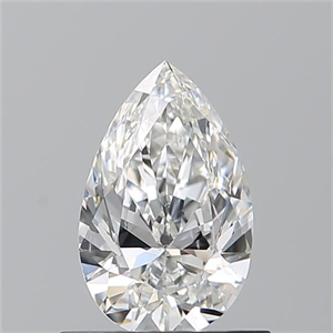 Picture of Natural Diamond 0.70 Carats, Pear with  Cut, F Color, VS2 Clarity and Certified by GIA