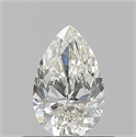 Natural Diamond 0.50 Carats, Pear with  Cut, J Color, VS1 Clarity and Certified by GIA