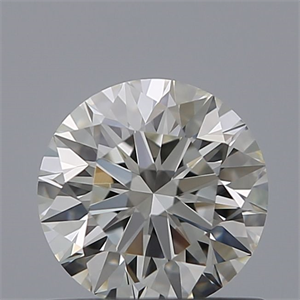 Picture of Natural Diamond 0.72 Carats, Round with Excellent Cut, G Color, IF Clarity and Certified by IGI