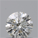 Diamante Natural 0.55 quilates, Redondo , Color K, claridad IF y certificado GIA