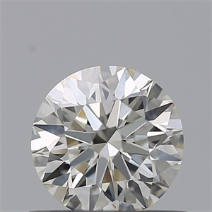 Foto Diamante Natural 0.55 quilates, Redondo , Color K, claridad IF y certificado GIA de
