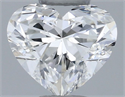 Natural Diamond 0.40 Carats, Heart with  Cut, G Color, VS2 Clarity and Certified by GIA