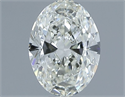 Natural Diamond 0.70 Carats, Oval with  Cut, I Color, VVS1 Clarity and Certified by IGI