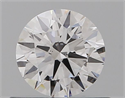 Natural Diamond 0.50 Carats, Round with Excellent Cut, D Color, SI1 Clarity and Certified by GIA