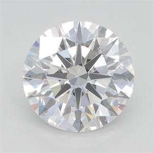 Picture of Lab Grown Diamond 3.01 Carats, Round with Excellent Cut, E Color, VVS2 Clarity and Certified by GIA