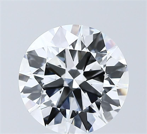 Picture of Lab Grown Diamond 3.04 Carats, Round with Excellent Cut, D Color, VVS2 Clarity and Certified by IGI