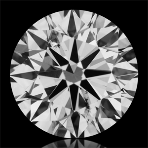 Picture of Natural Diamond 0.56 Carats, Round with Excellent Cut, G Color, SI1 Clarity and Certified by GIA