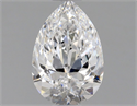 Natural Diamond 0.85 Carats, Pear with  Cut, D Color, IF Clarity and Certified by GIA