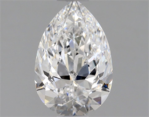 Picture of Natural Diamond 0.85 Carats, Pear with  Cut, D Color, IF Clarity and Certified by GIA
