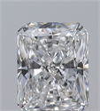Natural Diamond 0.34 Carats, Radiant with  Cut, E Color, VVS1 Clarity and Certified by GIA