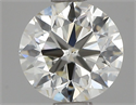 Natural Diamond 0.90 Carats, Round with Very Good Cut, I Color, SI1 Clarity and Certified by IGI