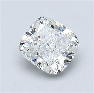 Foto Diamante Natural 1.21 quilates, Del cojín , Color F, claridad VS2 y certificado GIA de