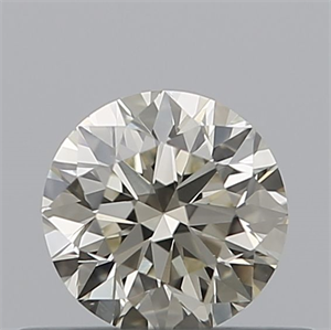 Picture of Natural Diamond 0.40 Carats, Round with Very Good Cut, N Color, VVS2 Clarity and Certified by IGI