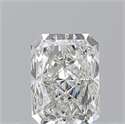 Natural Diamond 0.50 Carats, Radiant with  Cut, H Color, VS1 Clarity and Certified by GIA