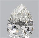Natural Diamond 0.29 Carats, Pear with  Cut, H Color, VVS1 Clarity and Certified by GIA