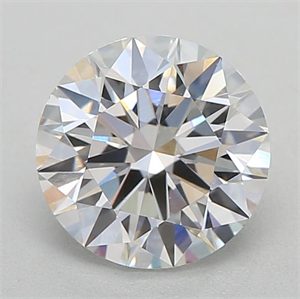Picture of Lab Grown Diamond 1.07 Carats, Round with Ideal Cut, G Color, IF Clarity and Certified by IGI