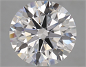 Del inventario de diamantes de laboratorio, 5.02 quilates, Redondo , Color D, claridad VVS1 y certificado GIA