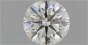 Natural Diamond 0.53 Carats, Round with Excellent Cut, H Color, VVS1 Clarity and Certified by IGI