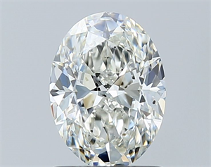 Picture of Natural Diamond 1.20 Carats, Oval with  Cut, I Color, SI1 Clarity and Certified by GIA