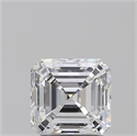 Natural Diamond 1.51 Carats, Asscher with  Cut, E Color, VVS1 Clarity and Certified by GIA