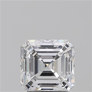 Foto Diamante Natural 1.51 quilates, Asscher , Color E, claridad VVS1 y certificado GIA de