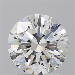 Picture of Natural Diamond 2.26 Carats, Round with Excellent Cut, H Color, VVS1 Clarity and Certified by GIA