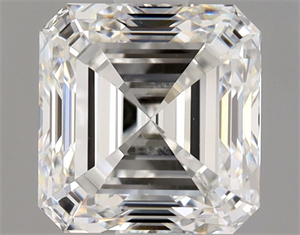 Picture of Natural Diamond 1.31 Carats, Asscher with  Cut, G Color, VS1 Clarity and Certified by GIA