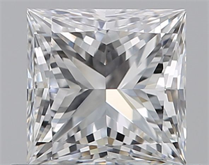 Foto Diamante Natural 0.70 quilates, Princesa , Color E, claridad VS1 y certificado GIA de
