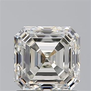 Picture of Natural Diamond 1.50 Carats, Asscher with  Cut, J Color, VVS1 Clarity and Certified by GIA