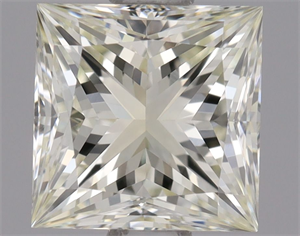 Picture of Natural Diamond 0.70 Carats, Princess with  Cut, N Color, VVS2 Clarity and Certified by GIA