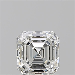 Foto Diamante Natural 0.90 quilates, Asscher , Color H, claridad VVS1 y certificado GIA de