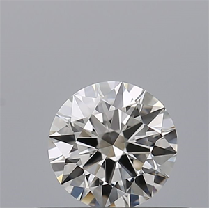 Picture of Natural Diamond 0.41 Carats, Round with Excellent Cut, G Color, VVS1 Clarity and Certified by IGI