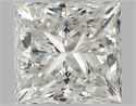 Natural Diamond 1.20 Carats, Princess with  Cut, J Color, VS1 Clarity and Certified by GIA