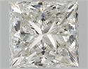 Natural Diamond 1.20 Carats, Princess with  Cut, J Color, VS1 Clarity and Certified by GIA