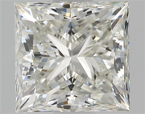 Picture of Natural Diamond 1.20 Carats, Princess with  Cut, J Color, VS1 Clarity and Certified by GIA