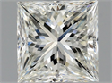 Diamante Natural 1.31 quilates, Princesa , Color H, claridad VVS2 y certificado GIA
