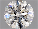 Natural Diamond 0.90 Carats, Round with Excellent Cut, H Color, SI1 Clarity and Certified by GIA