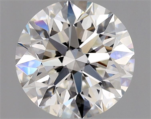 Picture of Natural Diamond 0.90 Carats, Round with Excellent Cut, H Color, SI1 Clarity and Certified by GIA