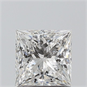 Natural Diamond 1.01 Carats, Princess with  Cut, G Color, SI2 Clarity and Certified by GIA