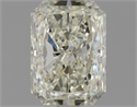 Natural Diamond 1.50 Carats, Radiant with  Cut, L Color, SI1 Clarity and Certified by GIA